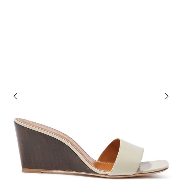 NWOT STAUD Billie 75 Wooden Wedge Mules